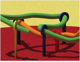 Imagen modelar parque infantil